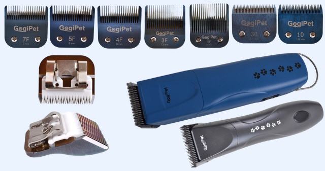GogiPet blades with Clip or Snap On System