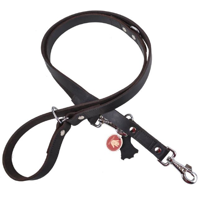 Genuine leather dog leashes