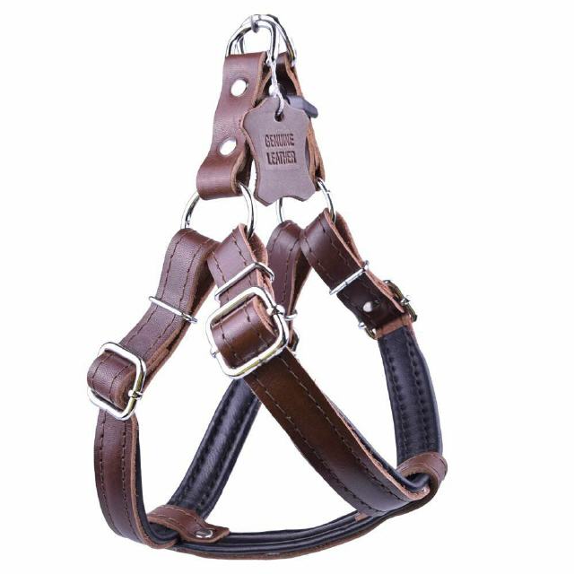 GogiPet real leather dog harnesses